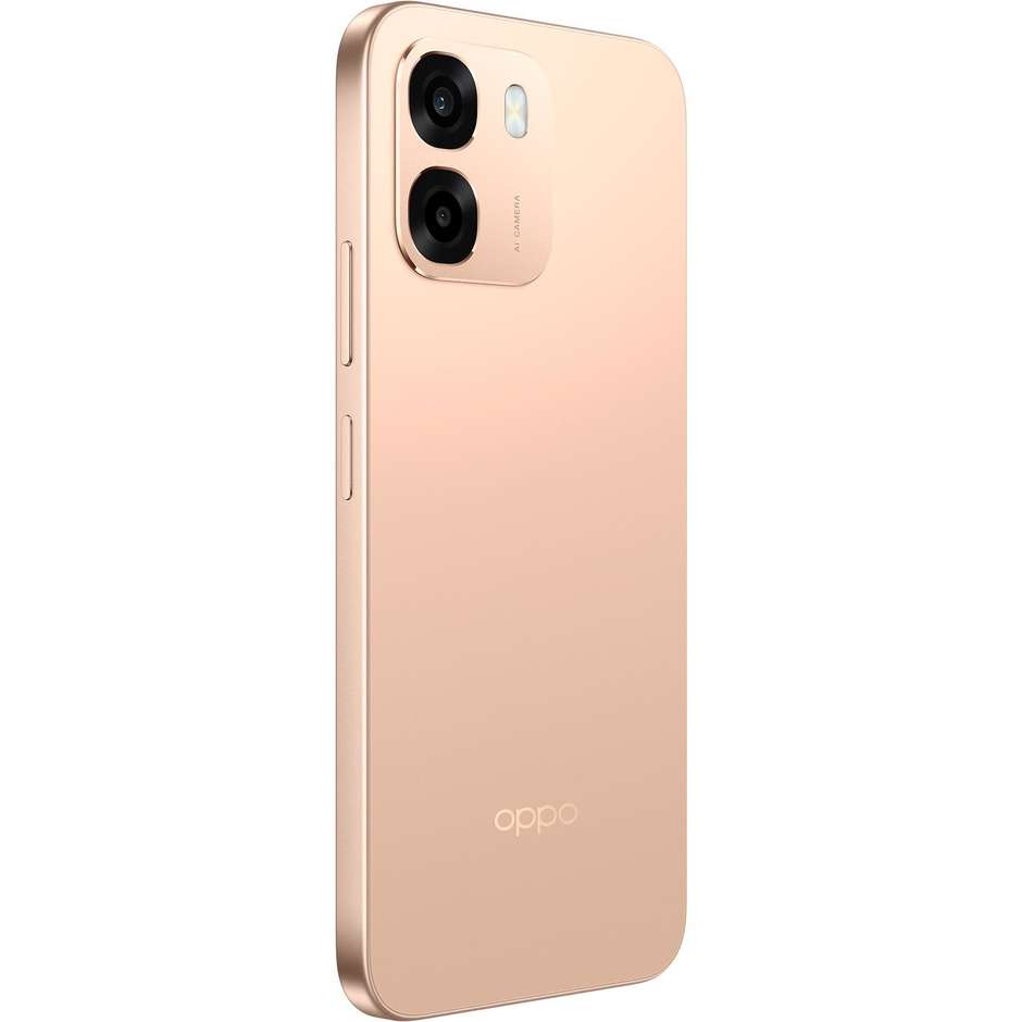 OPPO A6 Smartphone 5G 17,1 cm (6.75") 120Hz 6 GB 256 GB Doppia SIM 50 MP 6550 mAh Oro (Aurora Gold)