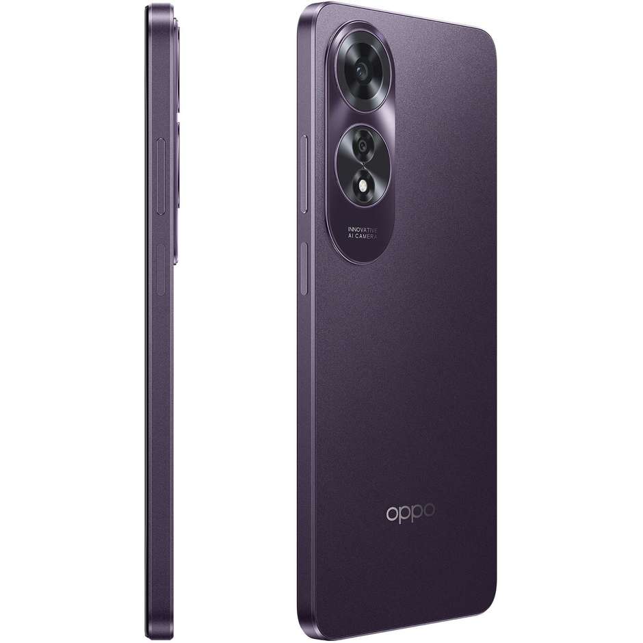 Oppo A60 Smartphone 6,67" FHD Ram 8 Gb Memoria 256 Gb Android colore viola