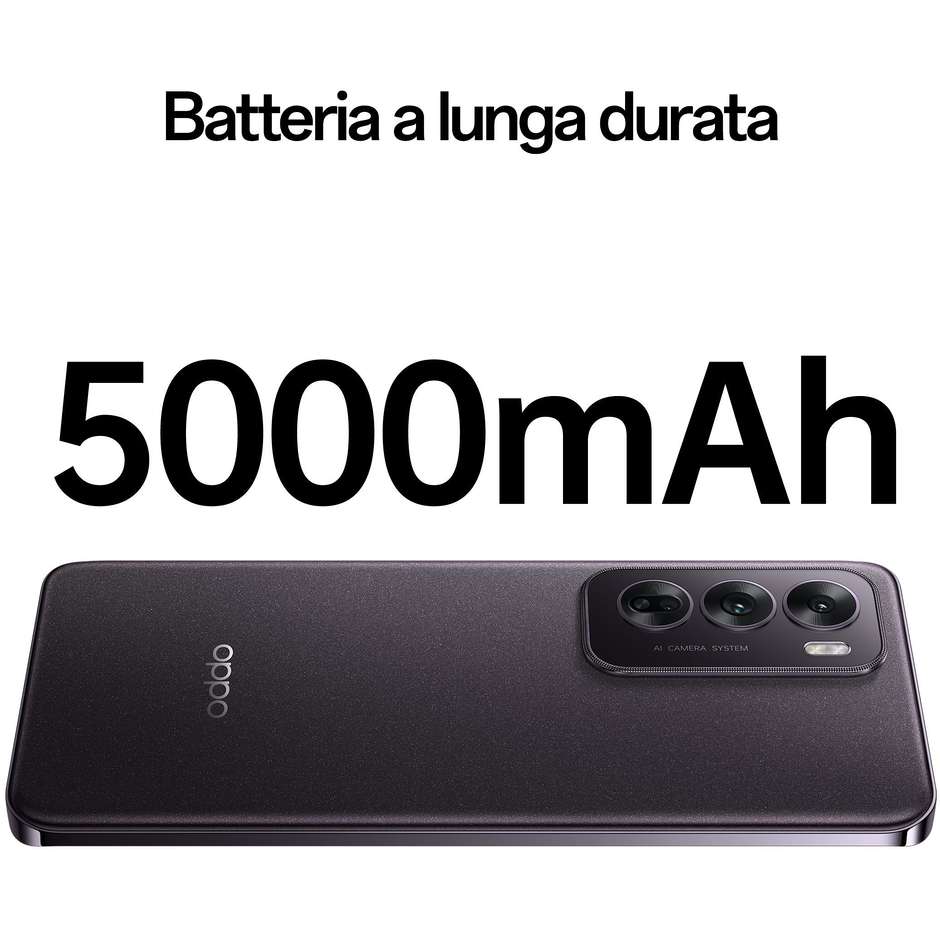 OPPO A60 Smartphone 6.67” Ram 12 GB Memoria 256 GB Android 14 Colore Midnight Purple