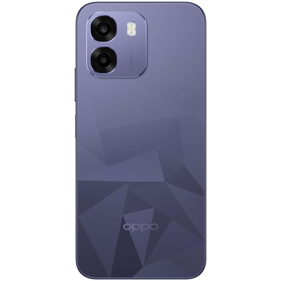 OPPO A6k Smartphone 17,1 cm (6.75") 120Hz 4 GB 256 GB Doppia SIM 5000 mAh Nero (Crystal Black)