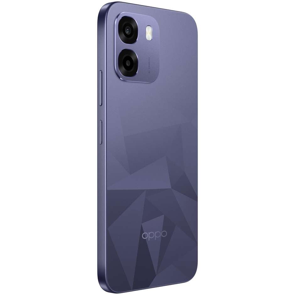 OPPO A6k Smartphone 17,1 cm (6.75") 120Hz 4 GB 256 GB Doppia SIM 5000 mAh Nero (Crystal Black)