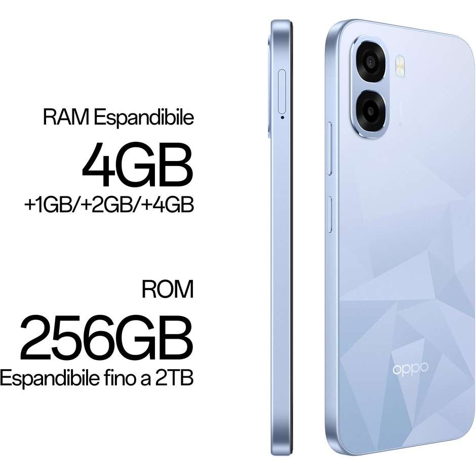 OPPO A6k Smartphone 6.75" 120Hz 4GB/256GB Crystal Blue