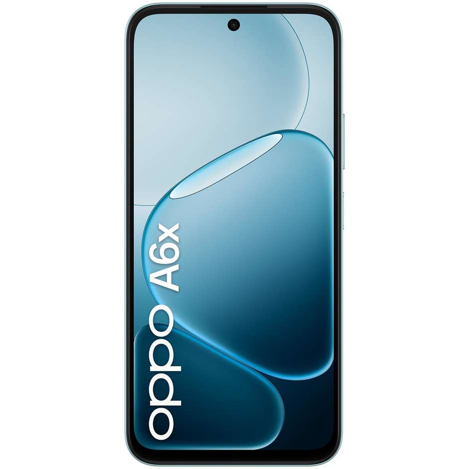 OPPO A6x Smartphone 17,1 cm (6.75") 120Hz Snapdragon 685 4 GB 128 GB Doppia SIM 6100 mAh Blu (Ice Blue)