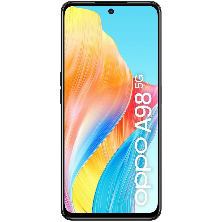 OPPO A98 Smartphone 5G 6.72” Ram 8 Gb Memoria 256 Gb Android 13 Colore Nero