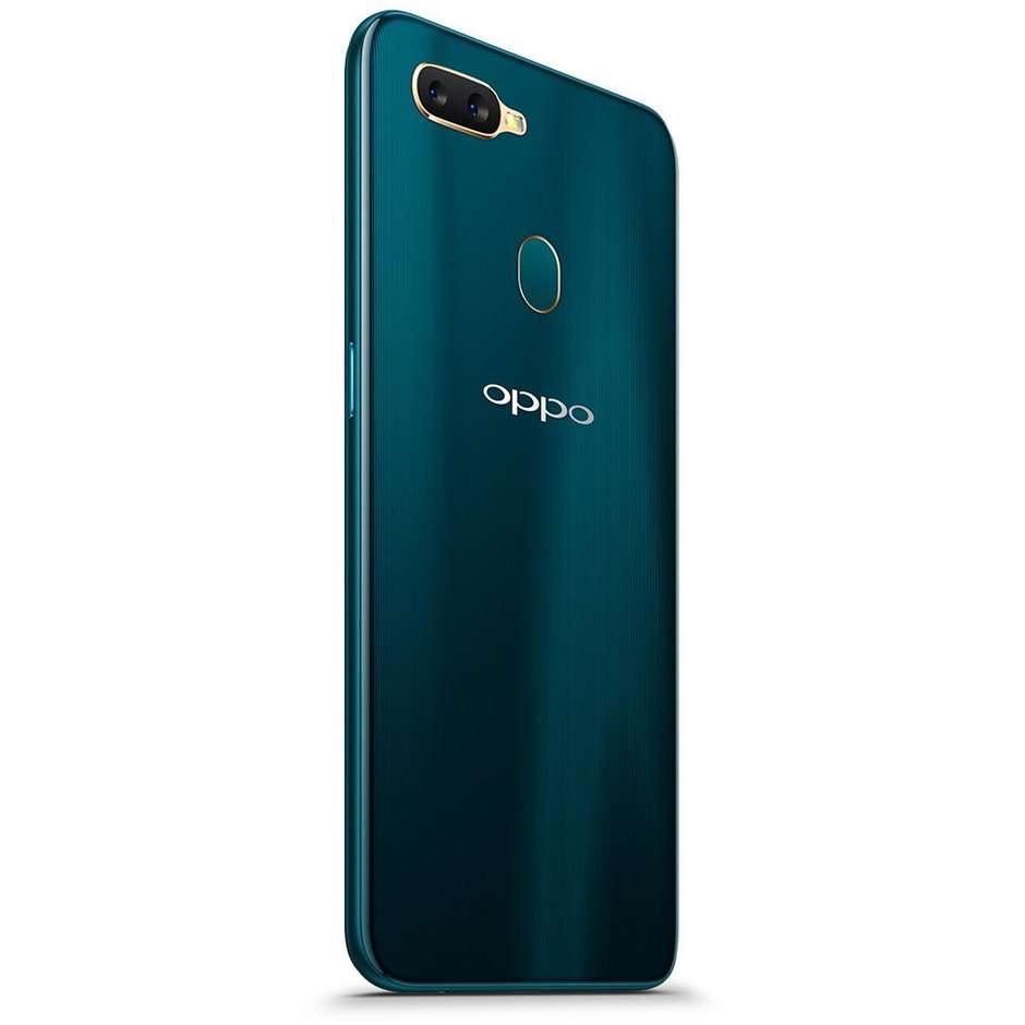 Oppo AX7 Smartphone 6.2" HD+ dual sim Ram 4 GB memoria 64 GB Android 8.1 colore Glaze Blue