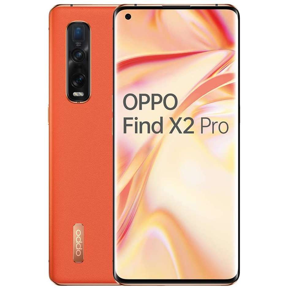 Oppo Find X2 Pro Smartphone 6,7" memoria 512 GB Ram 12 GB ColorOS 7 colore Arancione