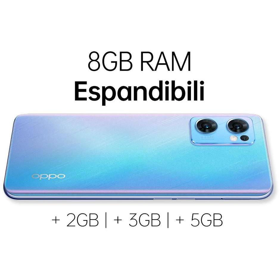 OPPO Find X5 Lite Smartphone 5G 6.43" Ram 8 GB Memoria 256 GB Android 12 Colore Blu