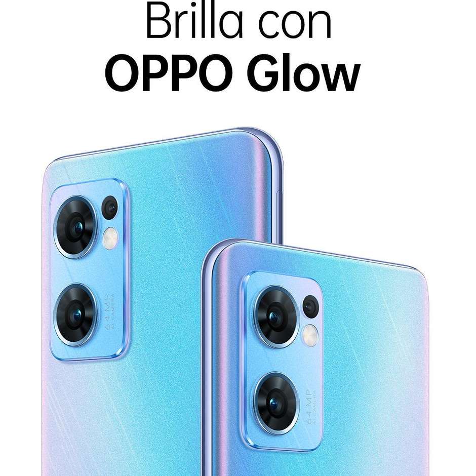 OPPO Find X5 Lite Smartphone 5G 6.43" Ram 8 GB Memoria 256 GB Android 12 Colore Blu