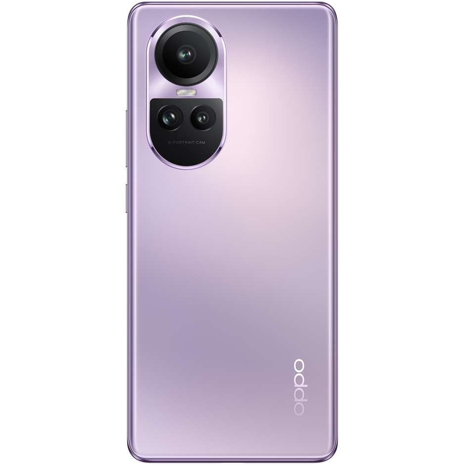 OPPO Reno 10 PRO Smartphone 5G 6.7" RAM 12 GB Memoria 256 GB Android 13 Colore Glossy Purple