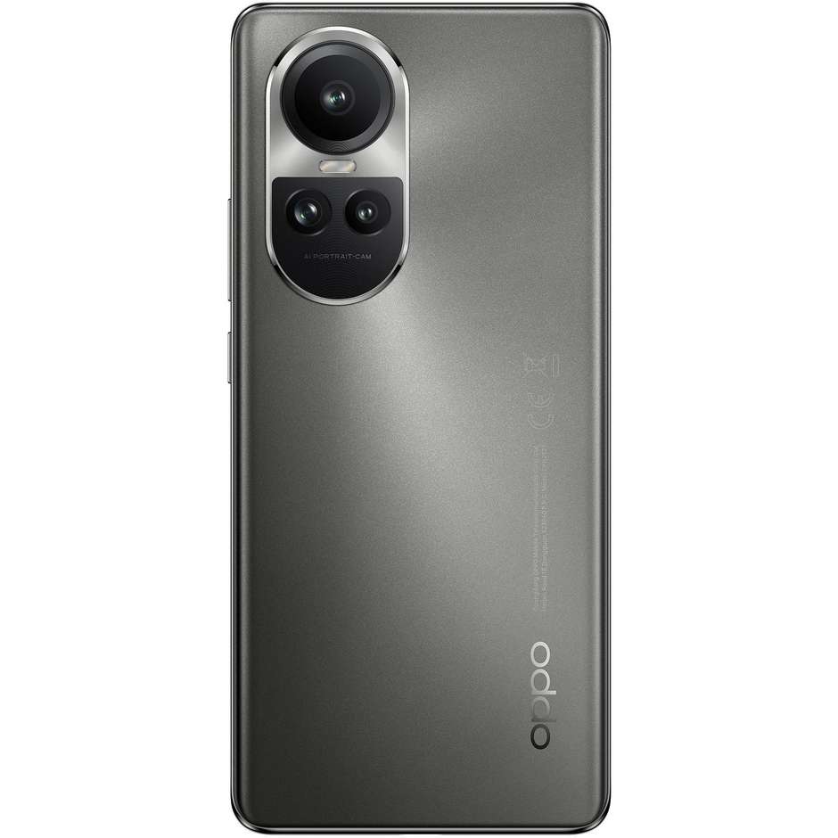 OPPO Reno 10 PRO Smartphone 5G 6.7" Ram 12 GB Memoria 256 GB Colore Silvery Grey
