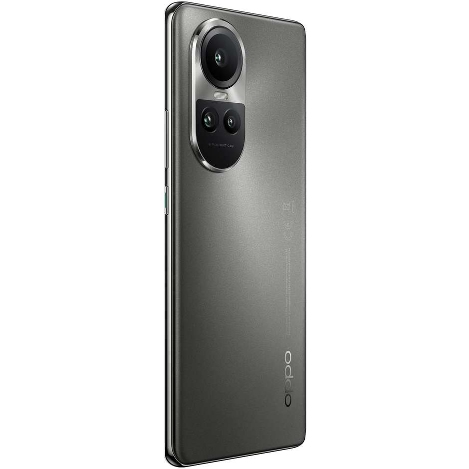 OPPO Reno 10 PRO Smartphone 5G 6.7" Ram 12 GB Memoria 256 GB Colore Silvery Grey