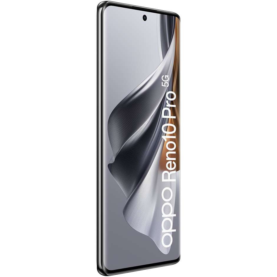 OPPO Reno 10 PRO Smartphone 5G 6.7" Ram 12 GB Memoria 256 GB Colore Silvery Grey