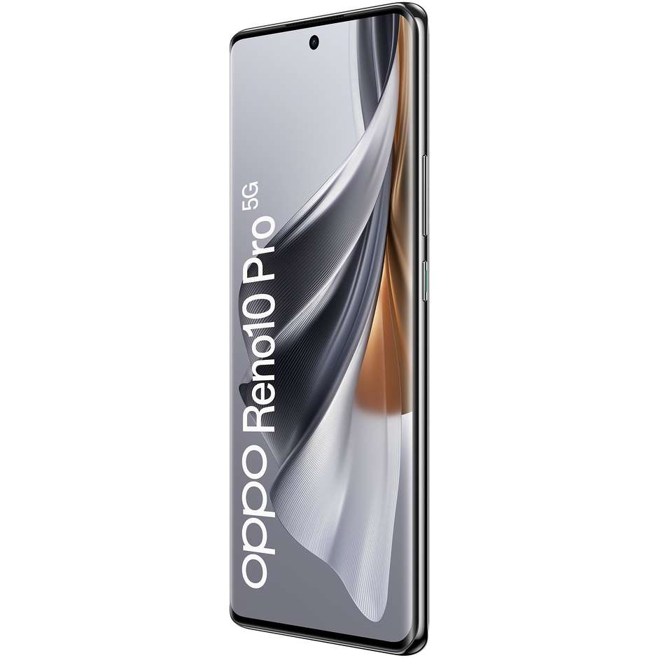 OPPO Reno 10 PRO Smartphone 5G 6.7" Ram 12 GB Memoria 256 GB Colore Silvery Grey
