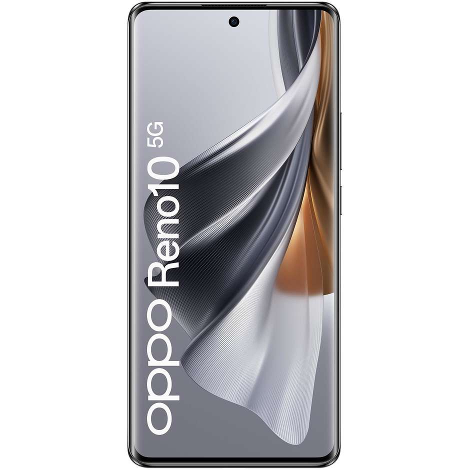 OPPO Reno 10 Smartphone 5G 6.7" RAM 8GB Memoria 256GB Colore Silvery Grey