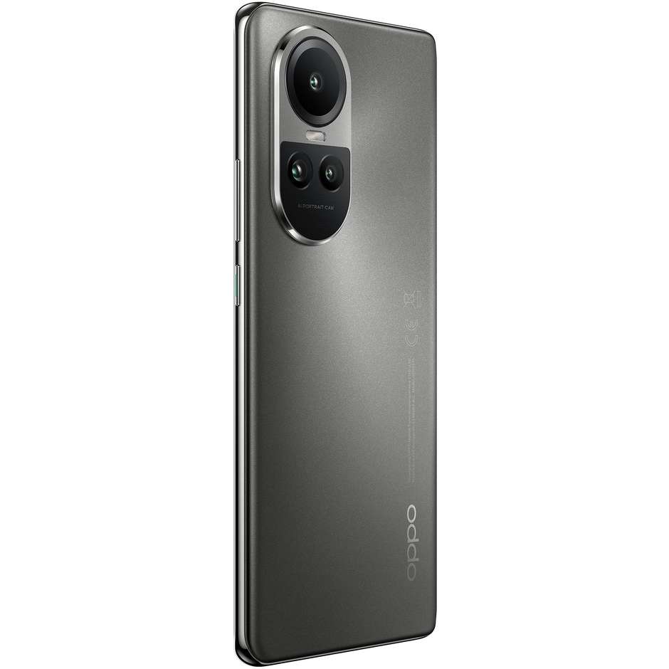 OPPO Reno 10 Smartphone 5G 6.7" RAM 8GB Memoria 256GB Colore Silvery Grey
