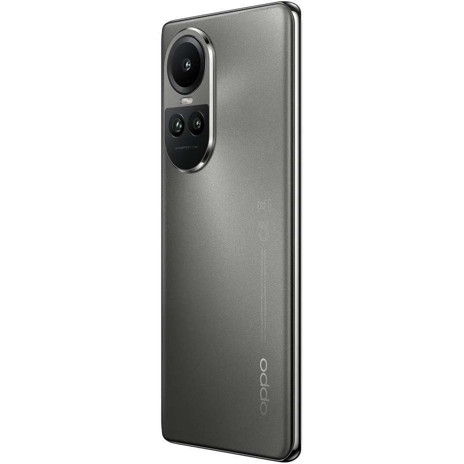 OPPO Reno 10 Smartphone 5G 6.7" RAM 8GB Memoria 256GB Colore Silvery Grey