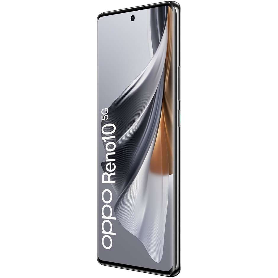 OPPO Reno 10 Smartphone 5G 6.7" RAM 8GB Memoria 256GB Colore Silvery Grey