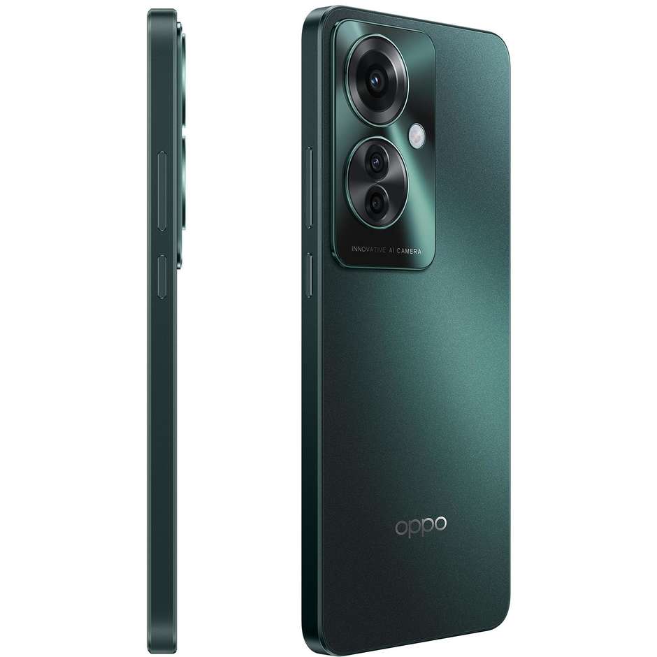 Oppo Reno 11 F Smartphone 5G  6,7" Ram 8 Gb Memoria 256 Gb Android colore verde