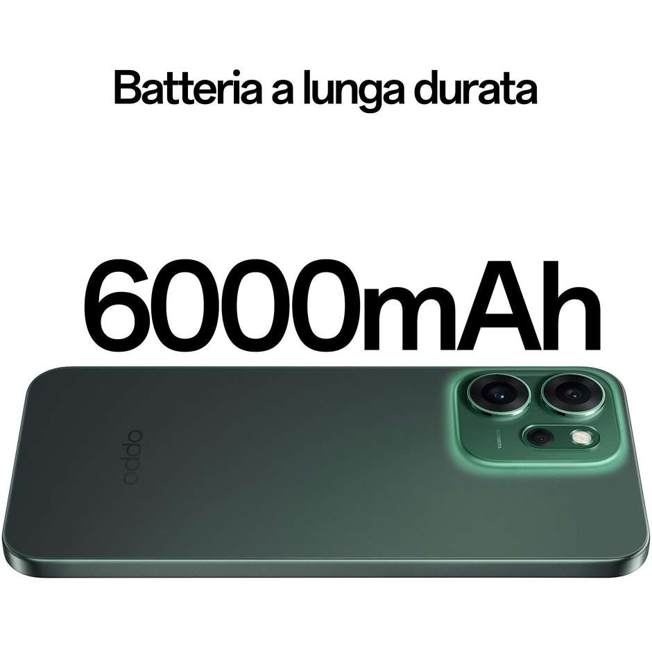 OPPO Reno 14 F Smartphone 5G 6.57" Ram 8 GB Memoria 256 GB Android 15 Colore Verde
