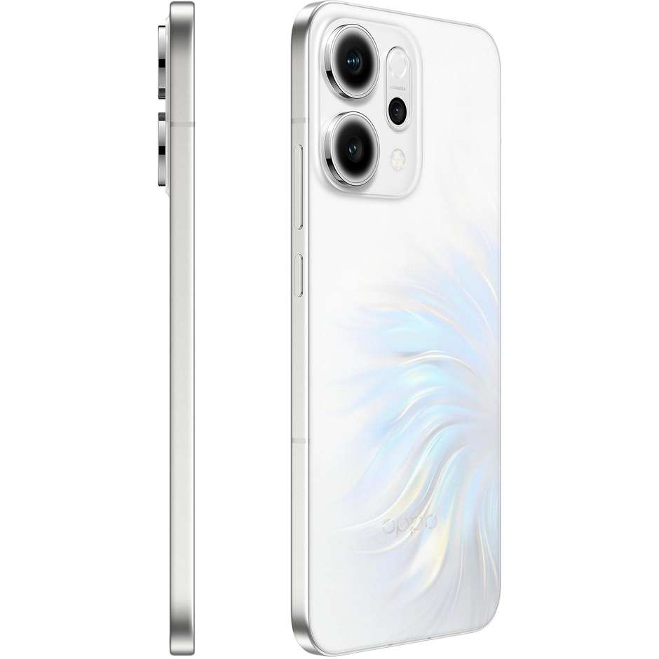 OPPO Reno 14 Smartphone 5G 16,7 cm (6.59") AMOLED 120Hz 12 GB 512 GB Tripla Fotocamera 50 MP AI 5000 mAh Bianco