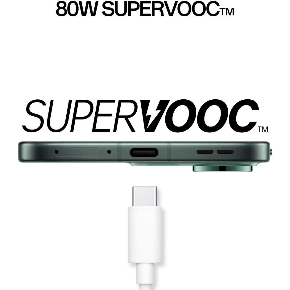 OPPO Reno 14 Smartphone 5G 16,7 cm (6.59") AMOLED 120Hz 12 GB 512 GB Tripla Fotocamera 50 MP AI 5000 mAh Verde