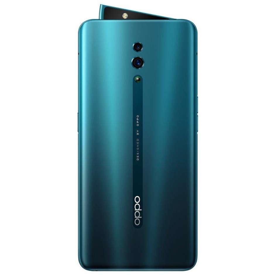 Oppo Reno Smartphone 6.4" FHD+ dual sim Ram 6 GB memoria 256 GB Android 9.0 colore Ocean Green