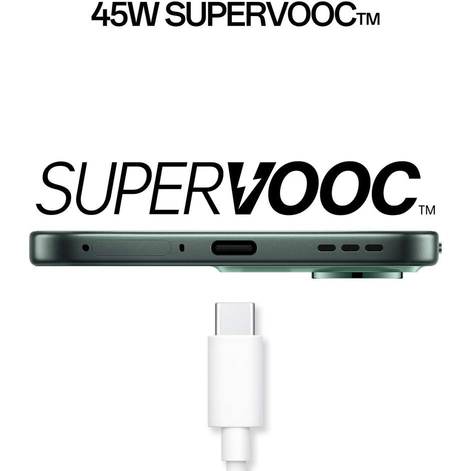 OPPO Reno14 FS Smartphone 5G 6.57" Ram 12 GB Memoria 512 GB Android 15 Colore Verde