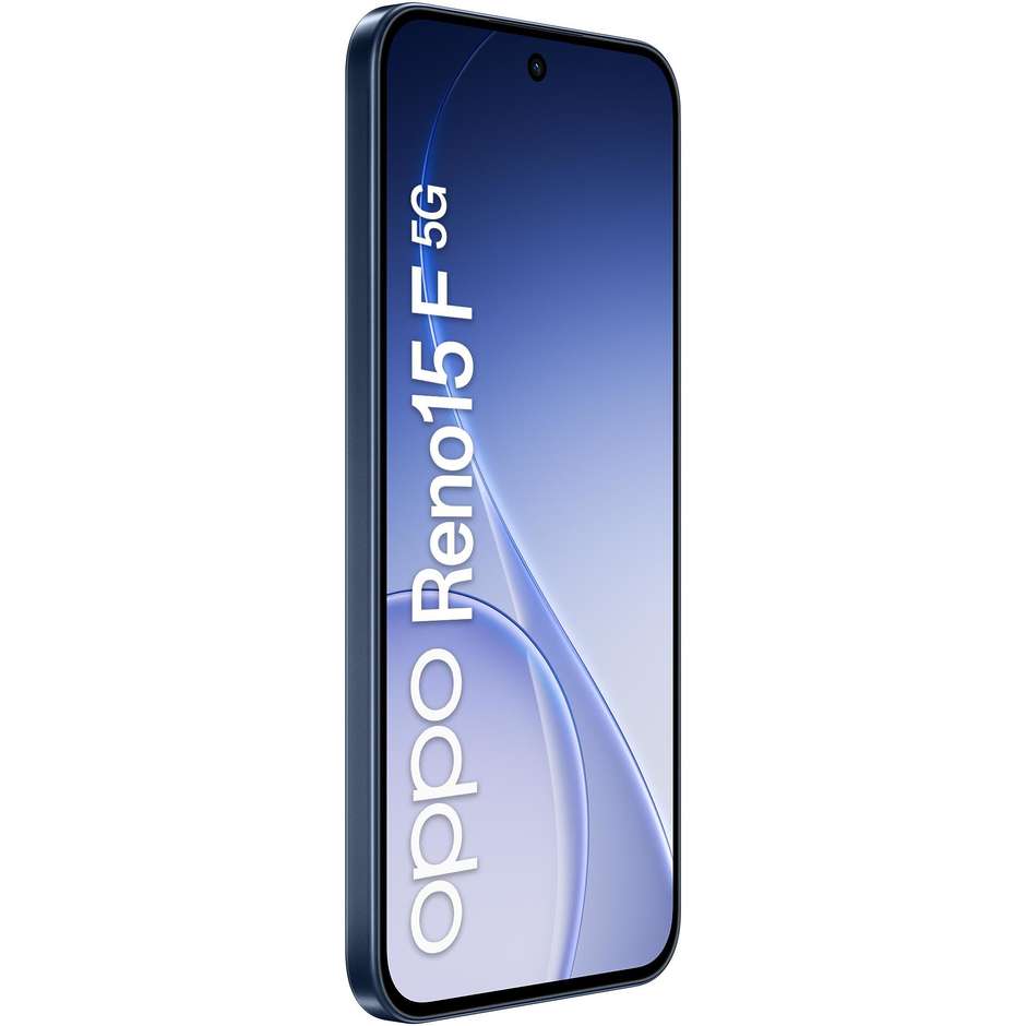 OPPO Reno15 F Smartphone 5G 16,7 cm (6.57") AMOLED 120Hz 8 GB 256 GB 50 MP 5000 mAh Nero (Twilight Black)