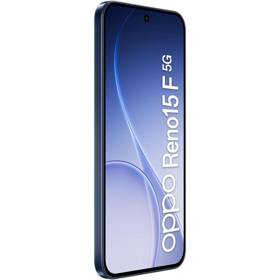 OPPO Reno15 F Smartphone 5G 16,7 cm (6.57") AMOLED 120Hz 8 GB 256 GB 50 MP 5000 mAh Nero (Twilight Black)