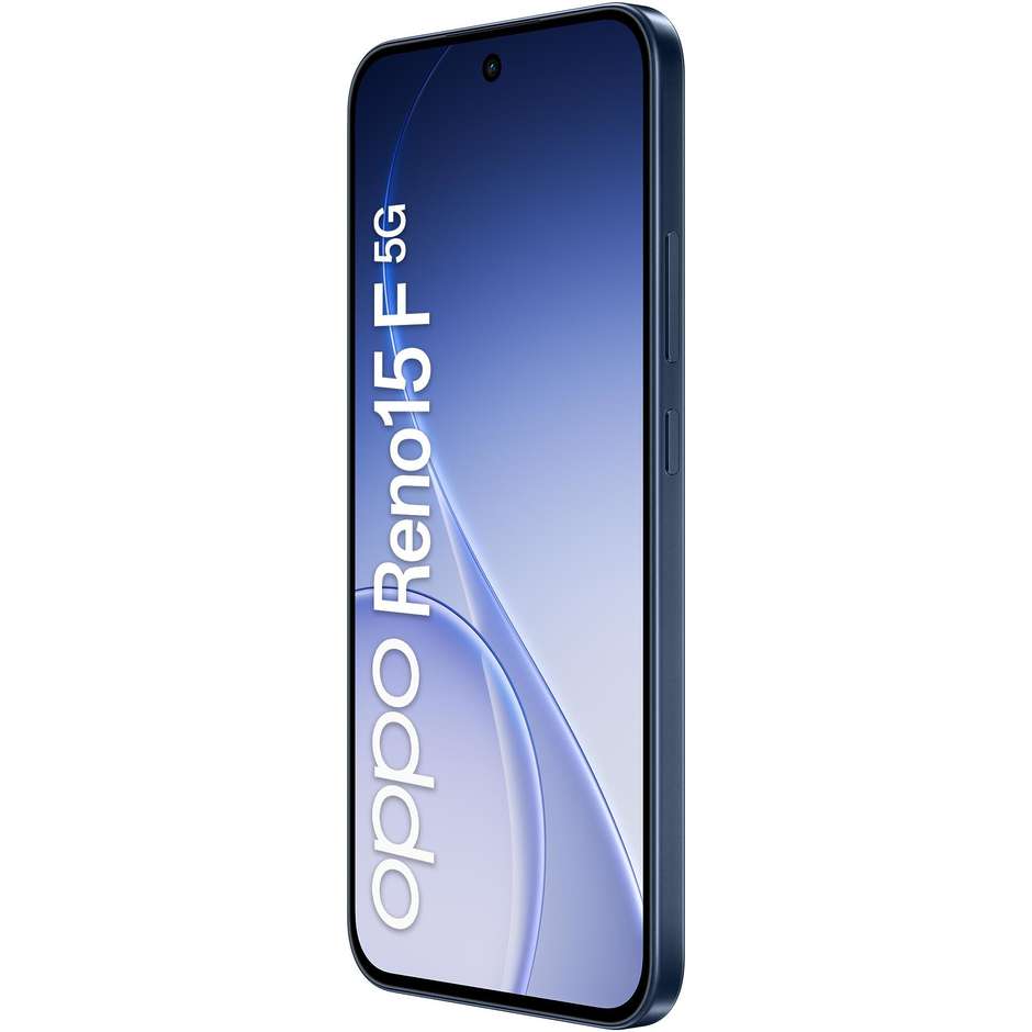 OPPO Reno15 F Smartphone 5G 16,7 cm (6.57") AMOLED 120Hz 8 GB 256 GB 50 MP 5000 mAh Nero (Twilight Black)