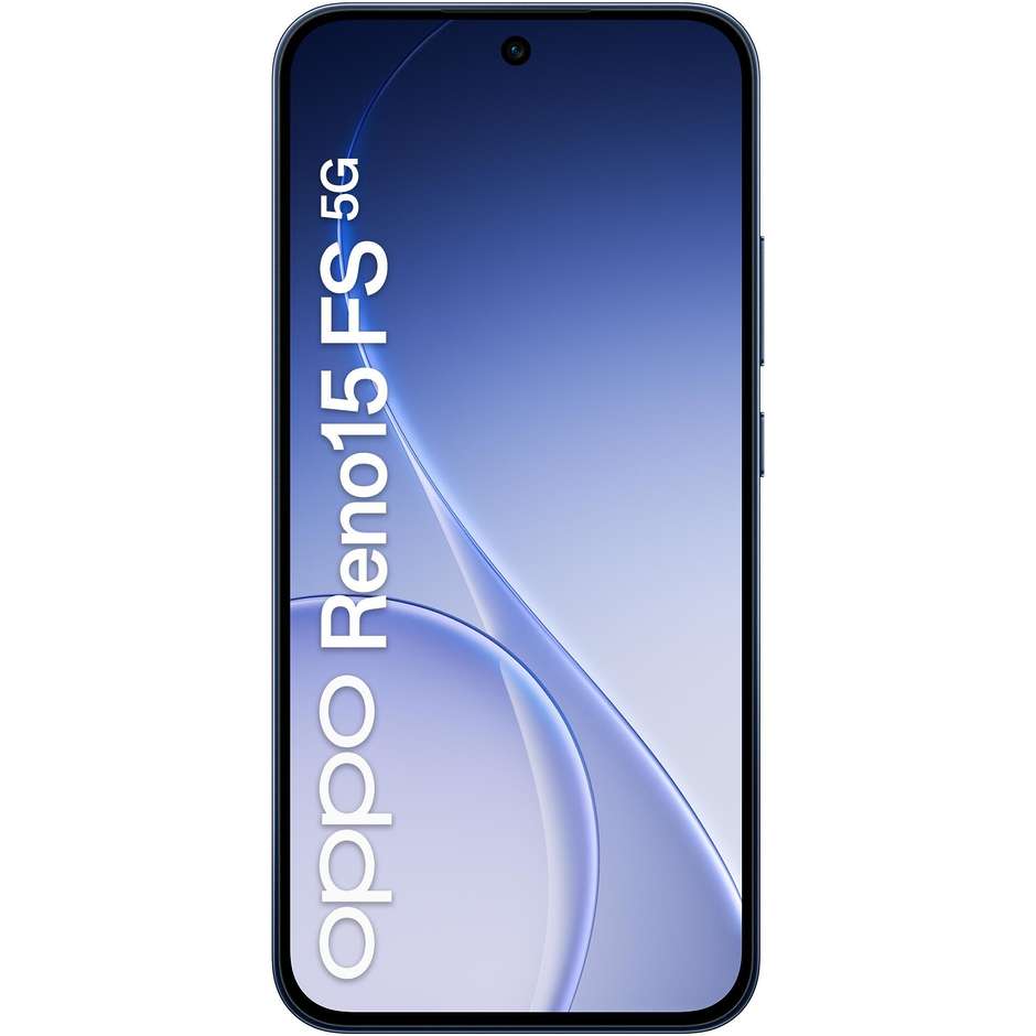 OPPO Reno15 FS Smartphone 5G 16,7 cm (6.57") AMOLED 120Hz 8 GB 512 GB 50 MP 5000 mAh Nero (Twilight Black)
