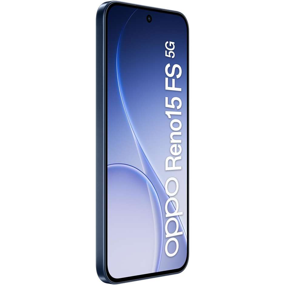 OPPO Reno15 FS Smartphone 5G 16,7 cm (6.57") AMOLED 120Hz 8 GB 512 GB 50 MP 5000 mAh Nero (Twilight Black)
