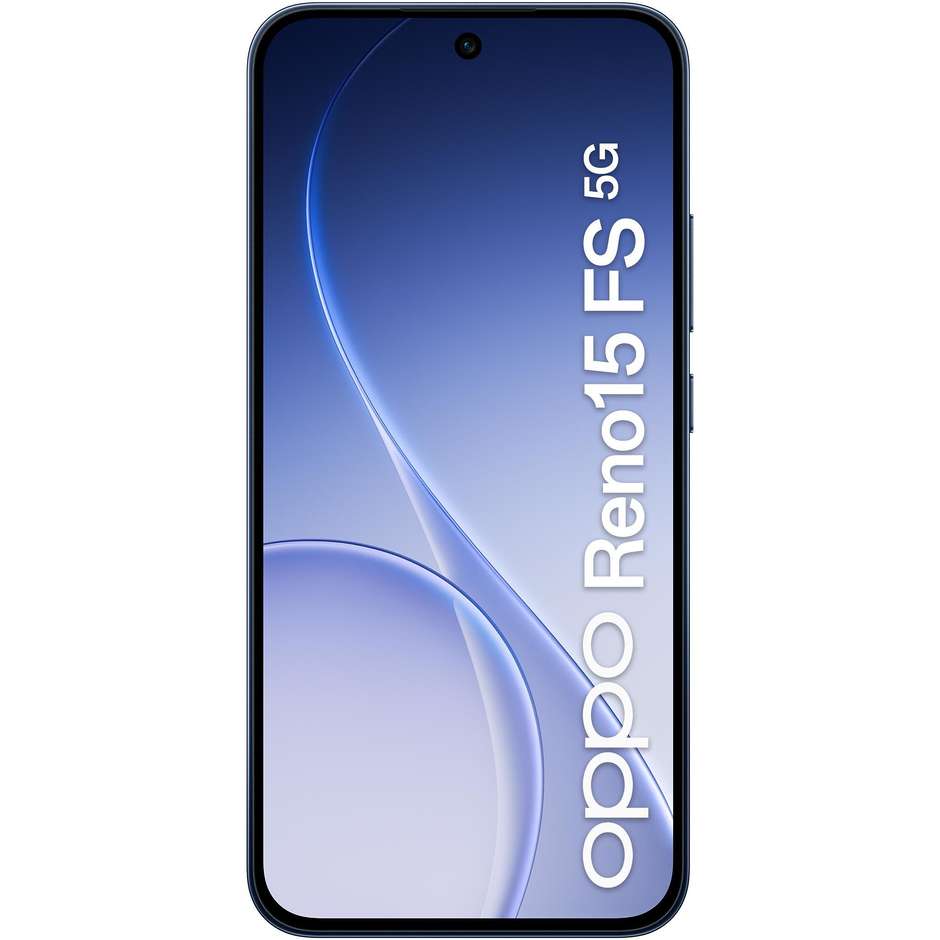 OPPO Reno15 FS Smartphone 5G 16,7 cm (6.57") AMOLED 120Hz 8 GB 512 GB 50 MP 5000 mAh Nero (Twilight Black)