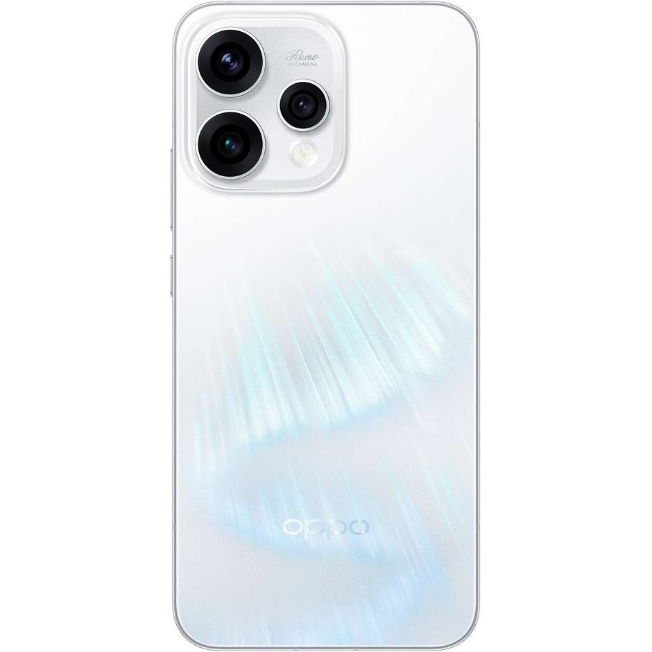 OPPO Reno15 Smartphone 5G 16,7 cm (6.59") AMOLED 120Hz 8 GB 512 GB 50 MP 5000 mAh Bianco (Aurora White)