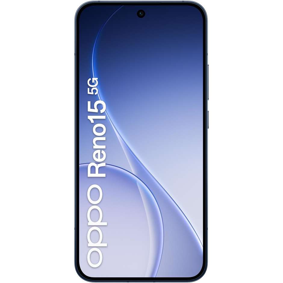 OPPO Reno15 Smartphone 5G 16,7 cm (6.59") AMOLED 120Hz 8 GB 512 GB 50 MP 5000 mAh Nero (Twilight Black)