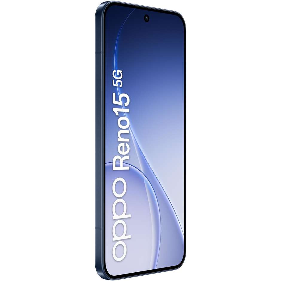 OPPO Reno15 Smartphone 5G 16,7 cm (6.59") AMOLED 120Hz 8 GB 512 GB 50 MP 5000 mAh Nero (Twilight Black)