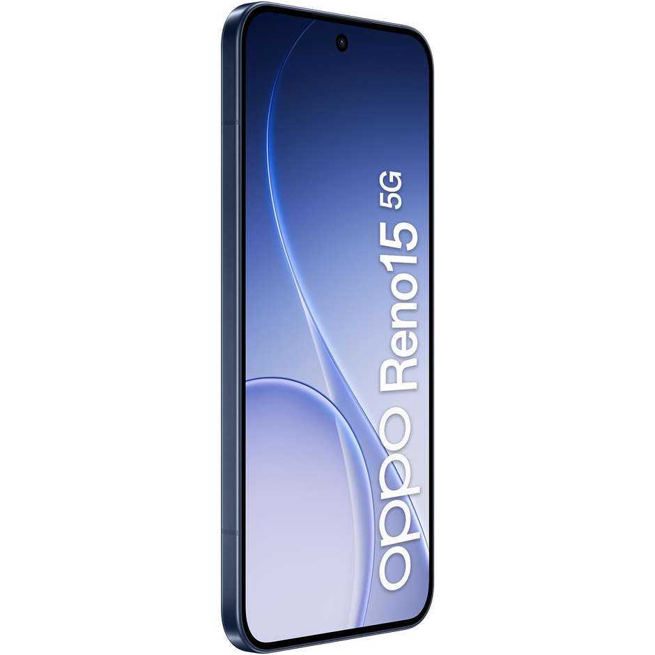 OPPO Reno15 Smartphone 5G 16,7 cm (6.59") AMOLED 120Hz 8 GB 512 GB 50 MP 5000 mAh Nero (Twilight Black)