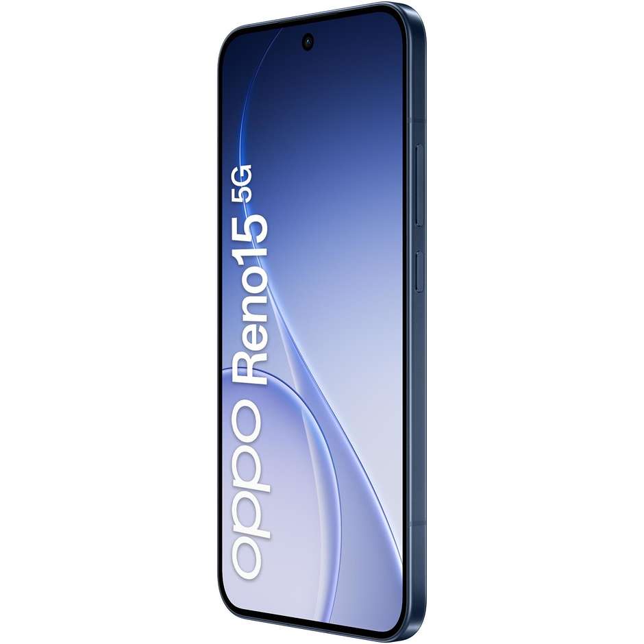 OPPO Reno15 Smartphone 5G 16,7 cm (6.59") AMOLED 120Hz 8 GB 512 GB 50 MP 5000 mAh Nero (Twilight Black)