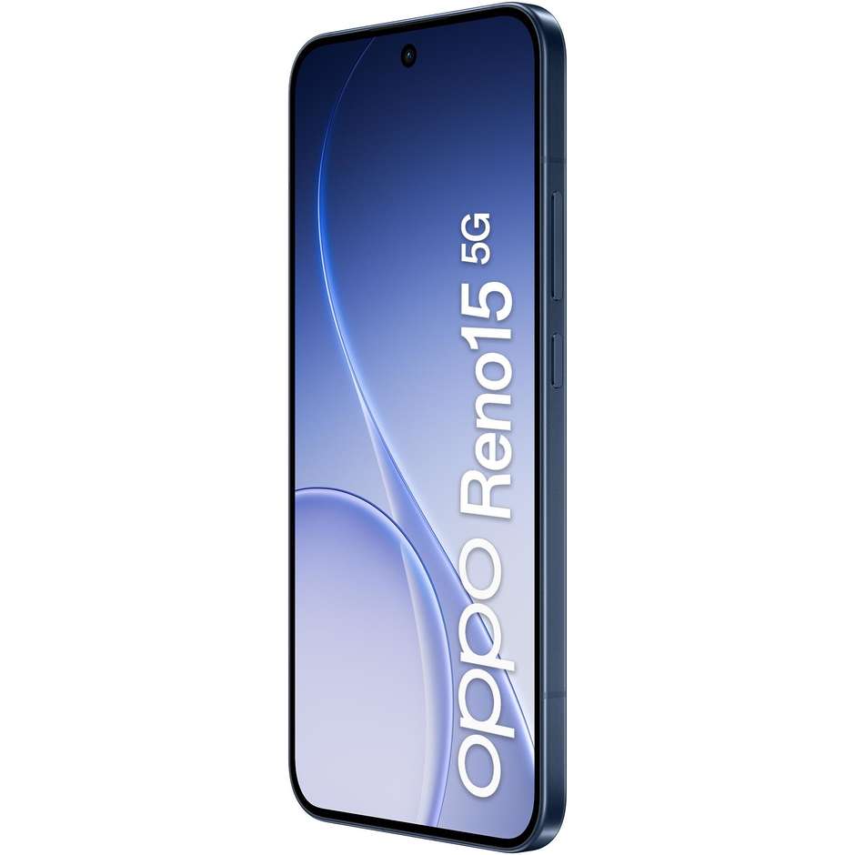OPPO Reno15 Smartphone 5G 16,7 cm (6.59") AMOLED 120Hz 8 GB 512 GB 50 MP 5000 mAh Nero (Twilight Black)