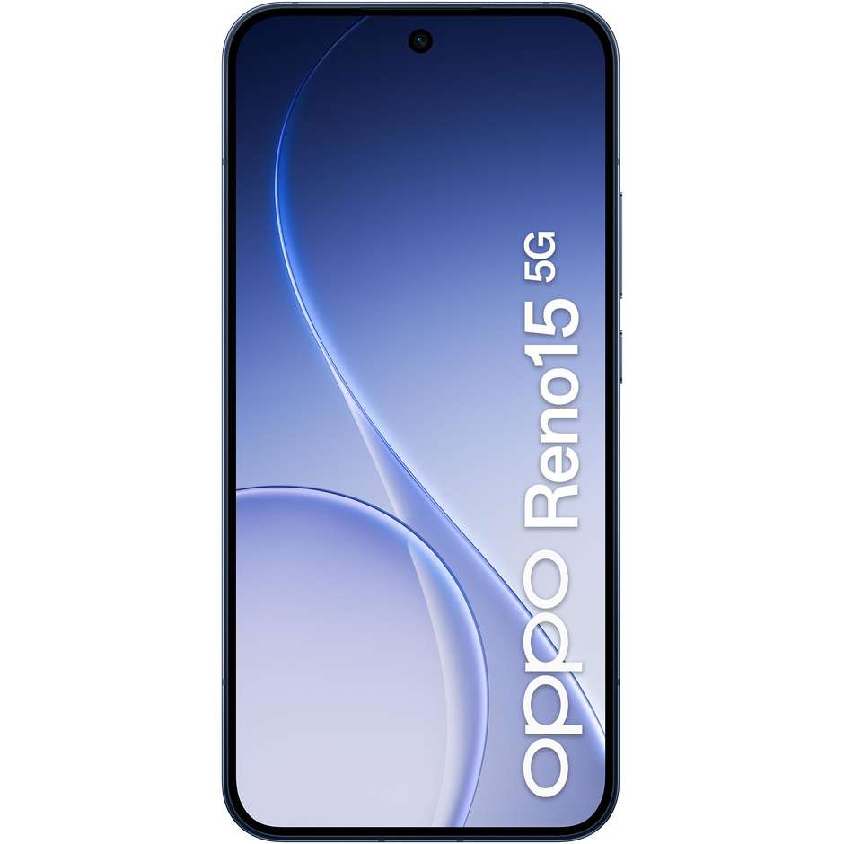 OPPO Reno15 Smartphone 5G 16,7 cm (6.59") AMOLED 120Hz 8 GB 512 GB 50 MP 5000 mAh Nero (Twilight Black)