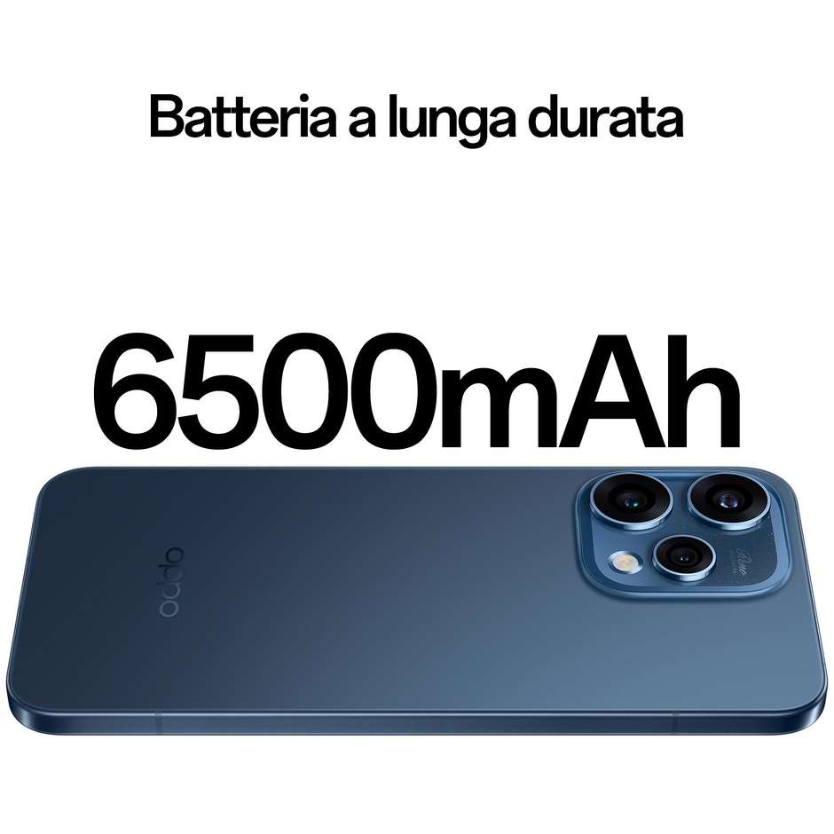 OPPO Reno15 Smartphone 5G 16,7 cm (6.59") AMOLED 120Hz 8 GB 512 GB 50 MP 5000 mAh Nero (Twilight Black)