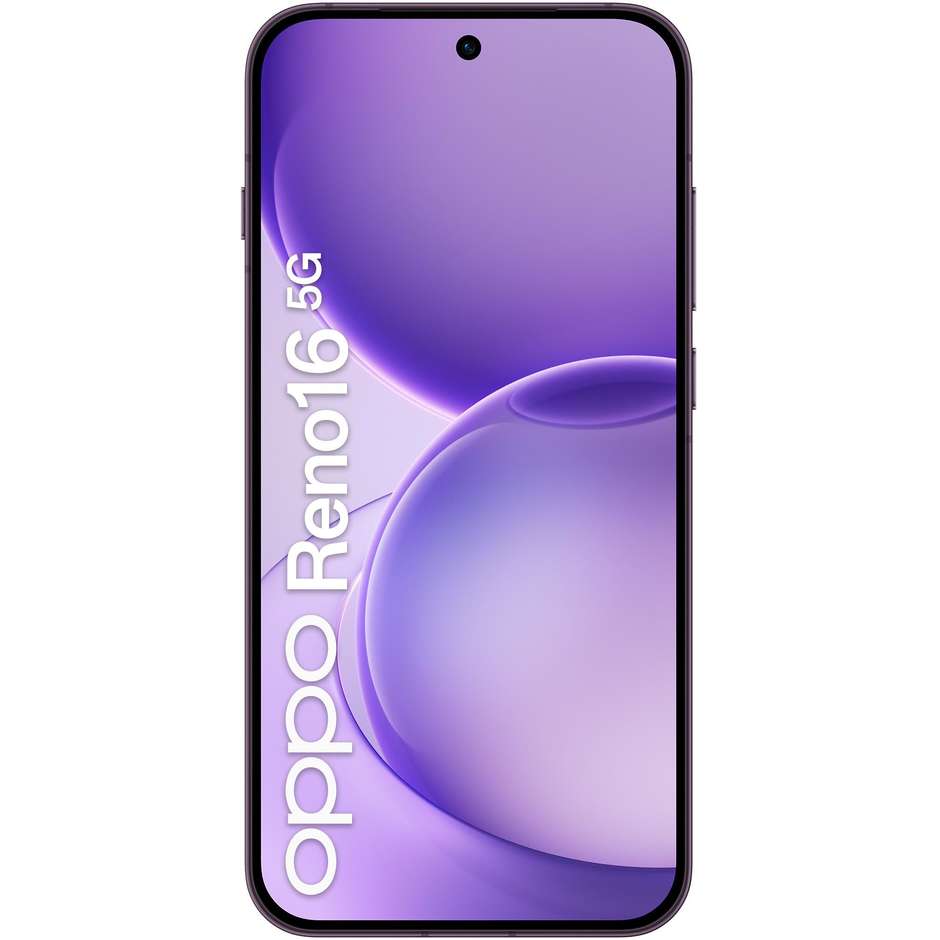 OPPO Reno16 5G 8 GB/512 GB Purple Black, AMOLED 6,32″ 120 Hz e tripla fotocamera 50 MP