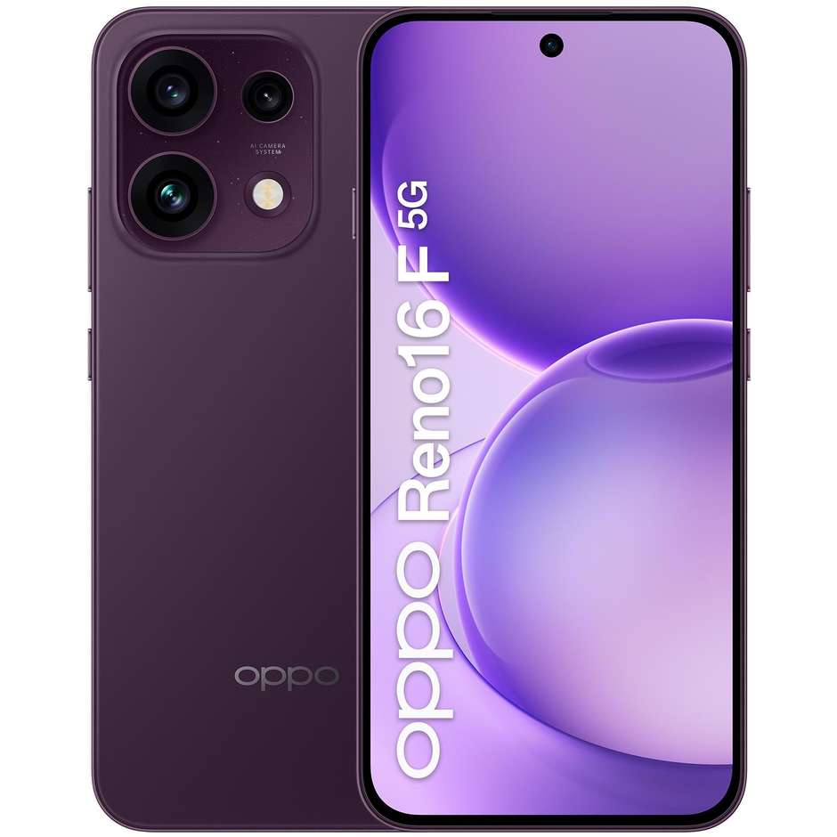 OPPO Reno16 F 5G 8 GB/256 GB AMOLED 120 Hz Purple Black