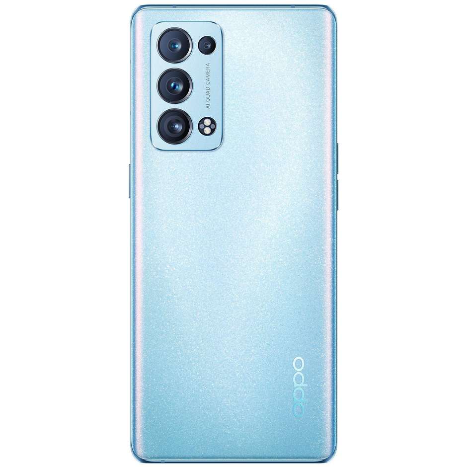 Oppo Reno6 Pro 5G Smartphone 6,55" FHD+ Ram 12 GB Memoria 256 GB ColorOS 11.3 colore Arctic Blue