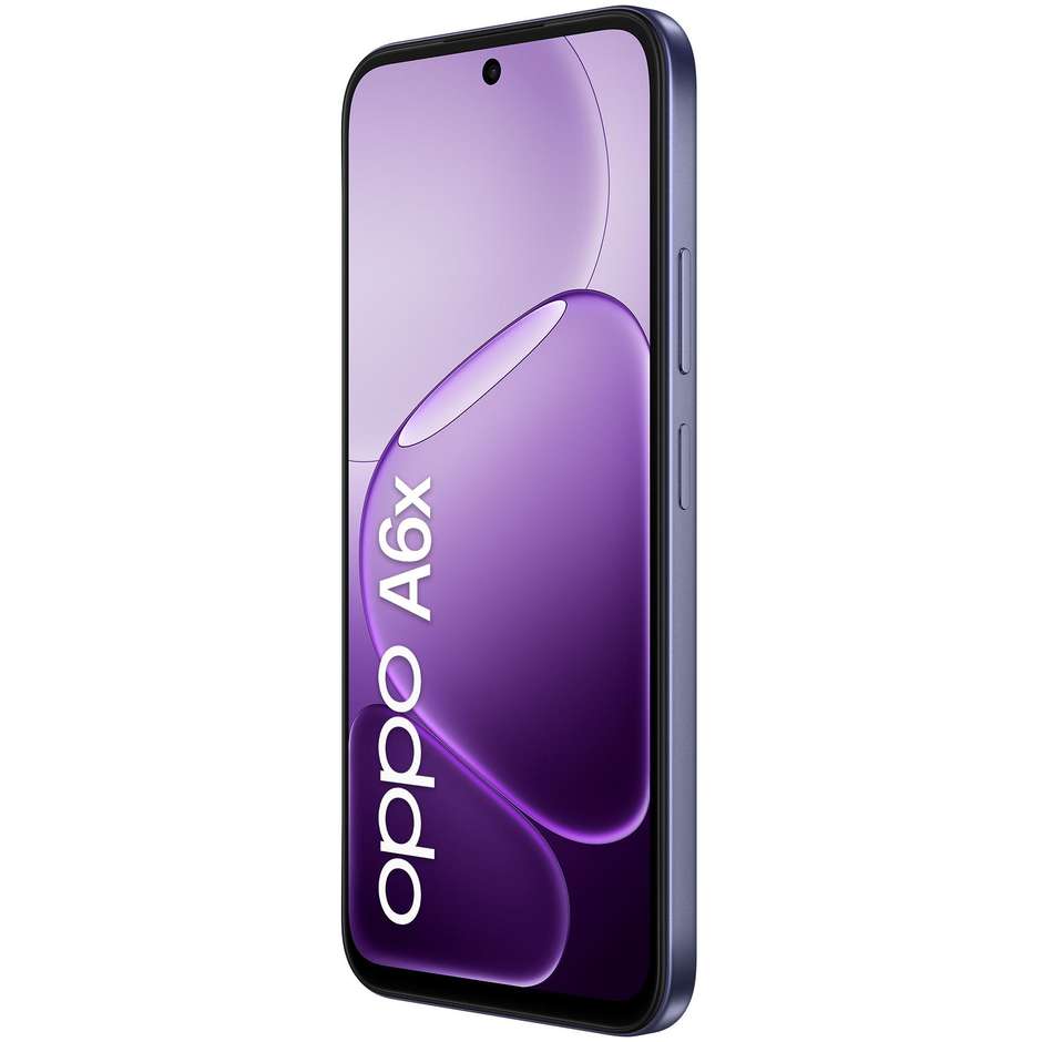 OPPO Smartphone A6x Smartphone 4G 6,75" Ram 4 GB Memoria 128 GB Colore Viola