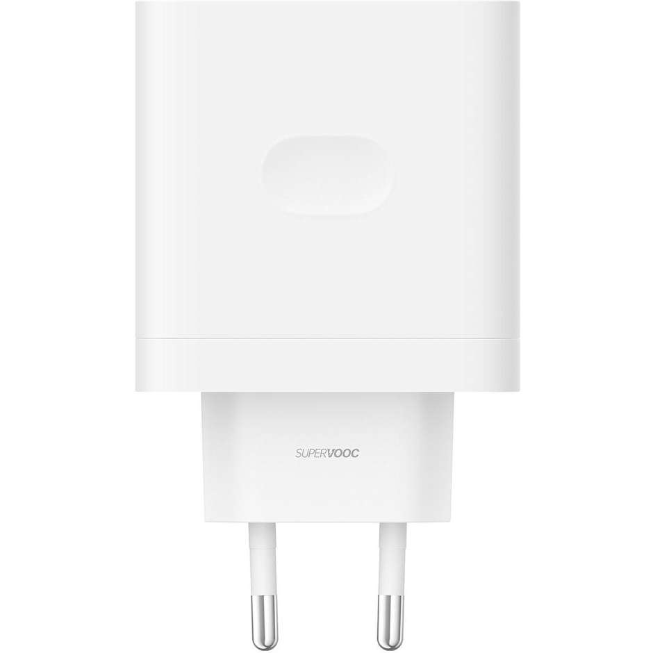 OPPO SUPERVOOC 80W Caricatore USB-A Ricarica Rapida Bianco