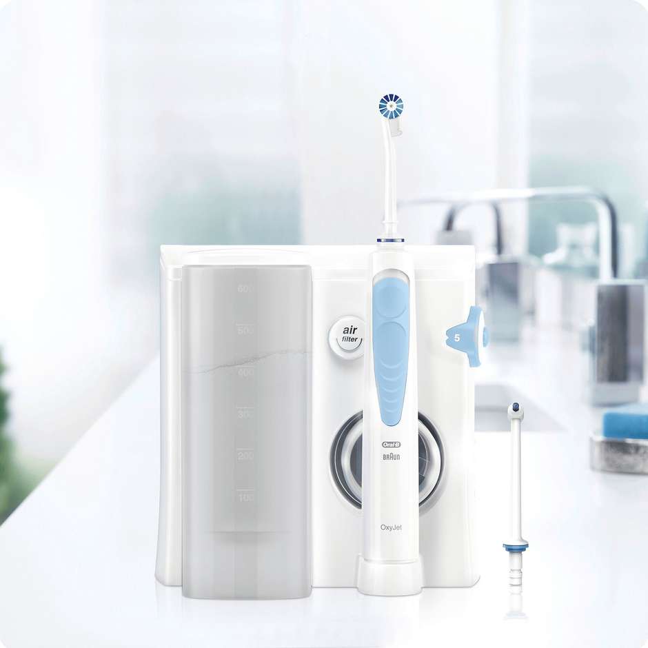 Oral-B Health Center Avanzato idropulsore bianco con 4 beccucci
