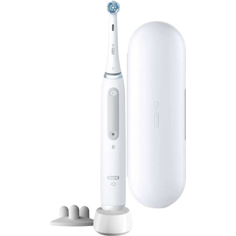 Oral-B iO 4S spazzolino elettrico bianco Bluetooth con una testina e custodia