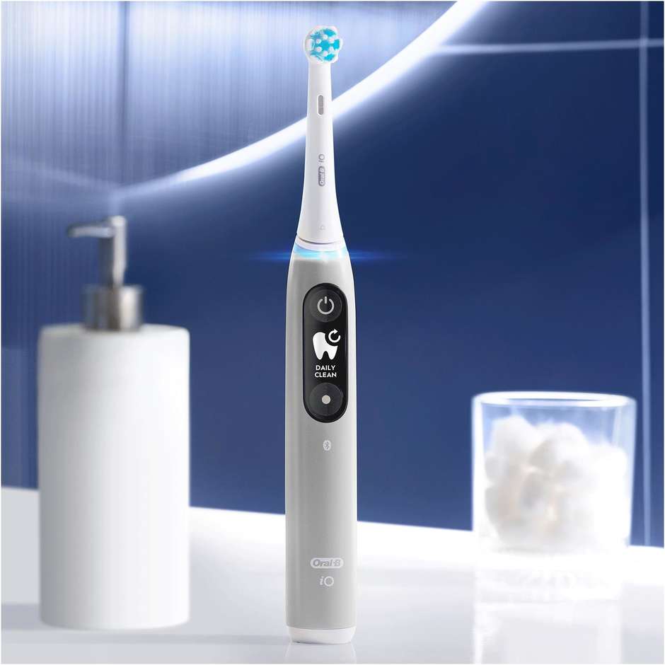 Oral-B iO 6 spazzolino elettrico Grey Opal con 5 modalità e Bluetooth