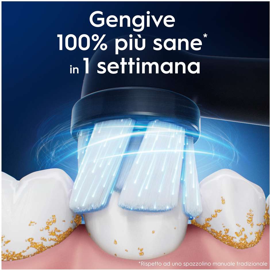 Oral-B iO Gentle Care, 2 testine di ricambio nere